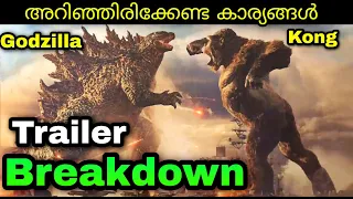Godzilla vs Kong trailer breakdown  and plot in malayalam