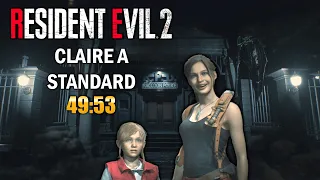 Resident Evil 2 Remake Speedrun Claire A Standard 49:53