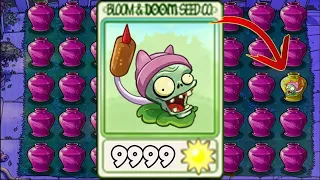 100% Cattail ZomPlants vs 999 Zombotany Zombies - Plants vs Zombies Mod