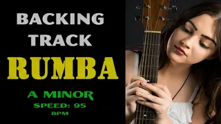 Solo With Guitar Backing Track - Rumba ( Am-Dm-G-C ) | Guitar Cấp Tốc