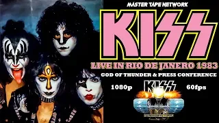 KISS God of Thunder Live in Rio 1983 & Press conference RARE 1080p 60fps