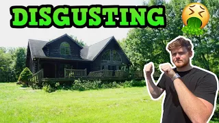 GROSSEST THINGS ABOUT BUYING MY ABANDONED CABIN!