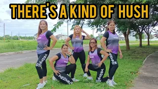 THERE'S A KIND OF HUSH | DJ JIF REMIX | The Carpenters | DANCE WORKOUT | ZIN REJ With WASABEBE GIRLS