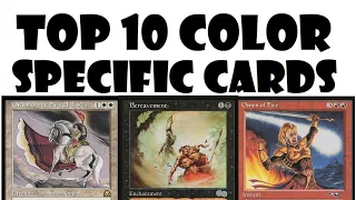 10 Color Specific Cards For Commander