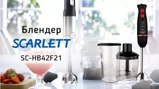 Погружной блендер Scarlett SC-HB42F21 - видео обзор