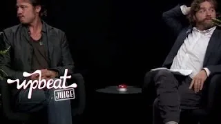 Brad Pitt Spits In Between Two Ferns