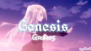 Grimes - Genesis (lyrics) | {spedup+reverb}