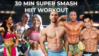 30 Min [No-Repeat] Super Smash HIIT Workout