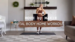 HOME WORKOUT! HIIT Workout/Full Body Strength and Cardio