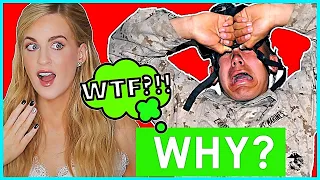 IRISH Girl Reacts to AMERICAN MARINE Bootcamp For The First Time
