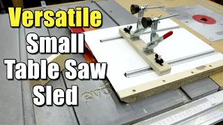 Versatile Small Table Saw Sled | Evolution Rage 5S