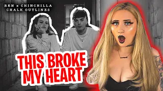 This was so sad.. Streamer Reacts: Ren X Chinchilla - Chalk Outlines (live)