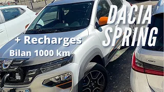 Dacia Spring Électrique ⚡️ - Les recharges et Bilan 1000 km