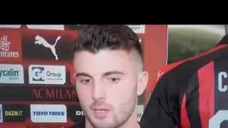 #CUTRONE INTERVISTA PARLA DI #HIGUAIN E DI #PIATEK AL MILAN