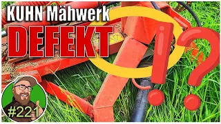 FarmVlog 221: Mähwerk gebrochen! | Erster Schnitt Teil zwei