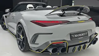 NEW 2024 Mercedes AMG SL63 +SOUND! Brutal SL by MANSORY! Interior Exterior Walkaround 4K