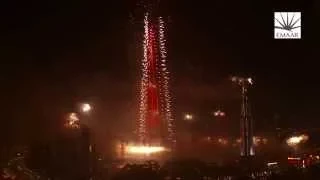 Burj Khalifa - Dubai - Fireworks 2015