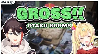 OTAKU ROOM REVIEW by Sara Hoshikawa and Akina Saegusa (VTuber/NIJISANJI Moments) (Eng Sub)