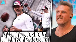 Aaron Rodgers Already Throwing 1 Month After Achilles, Really Might Play This Year?! | Pat McAfee