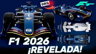 ¡¡ESTRENO!! La FIA REVELA la F1 de 2026: sin DRS, AERO ACTIVA... ¡TODOS los DETALLES!