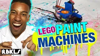 LEGO Robot Painting Machines! - REBRICKULOUS