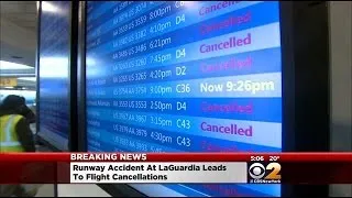 Crash Shuts Down LGA For Several Hours