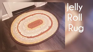 JELLY ROLL RUG DIY! / Коврик из тканевых полос своими руками!