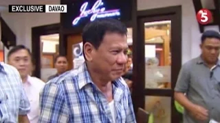 Duterte, tinawanan lang daw ang balitang ipapapatay siya ng mga druglord