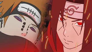 Pain vs Itachi | animation | part 2