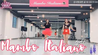 Mambo Italiano Line Dance🎄💕demo/high beginner
