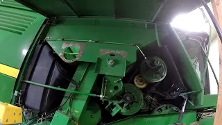 Combine Grain Tank Floor Auger Install - JD 9510