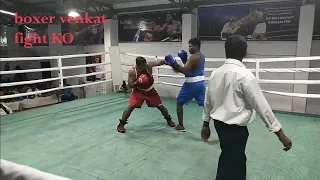 Tamilnadu State Boxing Match Boxer Venkat ko1