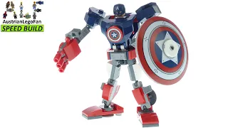 LEGO Marvel 76168 Captain America Mech Armour - Lego Speed Build Review
