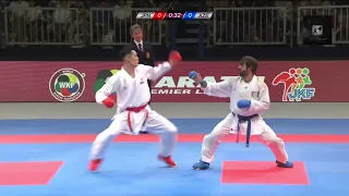 Tokyo Karate 1 Premier League 2019. Ken Nishimurs (JPN) - Rafael Aghayef (AZE) Male 75Kg