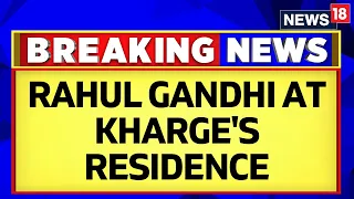 Karnataka News | Rahul Gandhi Reaches Congress President Kharge's Residence | English News