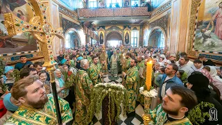 У Вербну неділю Предстоятель очолив святкове богослужіння у Києво-Печерській Лаврі