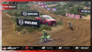 Last laps battle | Herlings-Febvre-Renaux | MXGP Race 2 | MXGP of Sardegna 2023 #MXGP #motocross