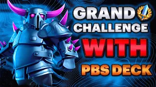 12 Win Grand Challenge With My Favorite Pekka Deck🥰 - Clash Royale