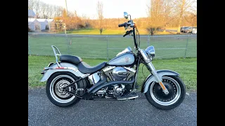 2012 Harley-Davidson Softail Fatboy FLSTF 103" Twin Cam 6-speed w/ Extras! $10,995