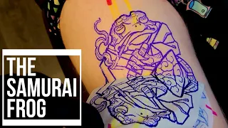 The Samurai Frog | Neotraditional Japanese Color Tattoo