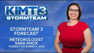 Sara's Tuesday Evening Forecast - 12/6/2022