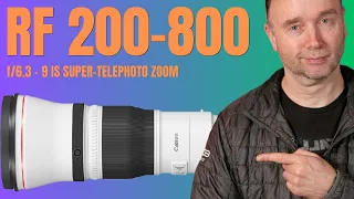 Canon announcement: RF 200-800 f/6.3-9 IS Affordable Lens?