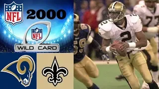St. Louis Rams vs. New Orleans Saints | NFL 2000 NFC Wild Card Highlights