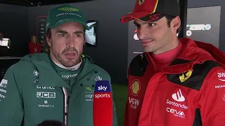 Fernando Alonso & Carlos Sainz Post Quali interview Australia GP 2023 #f1