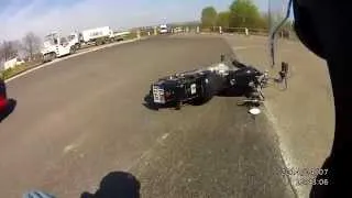 Yamaha XV125 Virago crash