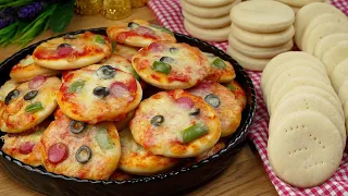 mini pizza 🍕 with pizza sauce and how to freeze it