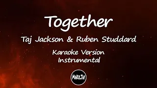 Together Taj Jackson & Ruben Studdard Karaoke Version Instrumental