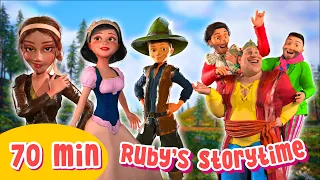 Ruby's Storytime I Summer English Fairytale Compliation 70min I Snowwhite Jack and Beanstalk & more