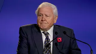 Watch Sir David Attenborough's powerful speech to leaders at COP26
