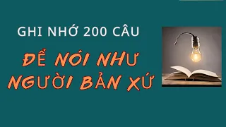 Ghi Nhớ 200 Câu Tiếng Anh Ngắn đơn giản Cho Người Mới|Những câu tiếng Anh thông dụng đi đâu cũng nói